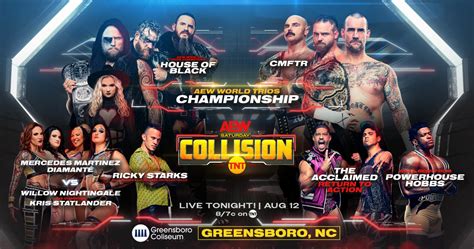 collision results bleacher|AEW Collision Results: Winners, Live Grades, Reaction.